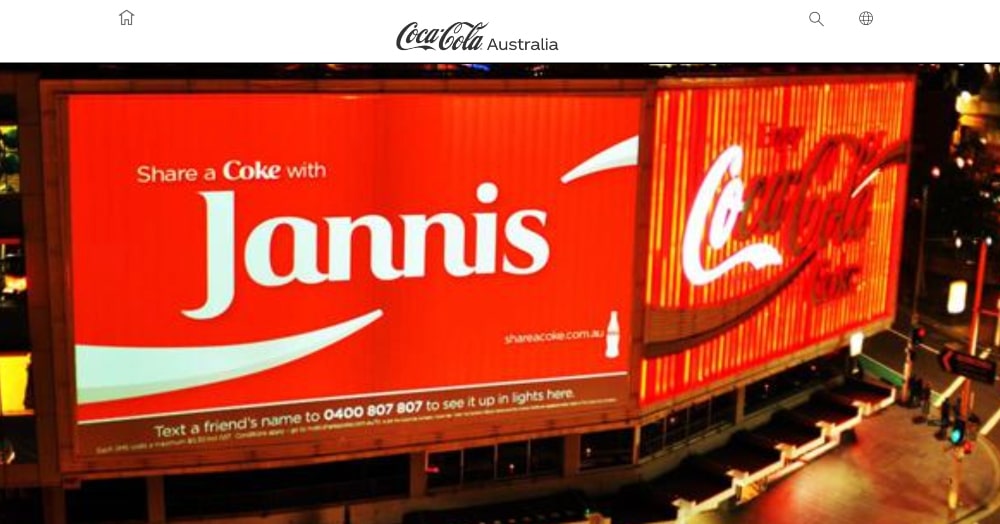Share a coke campaign