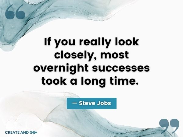 Steve Jobs hard work quote