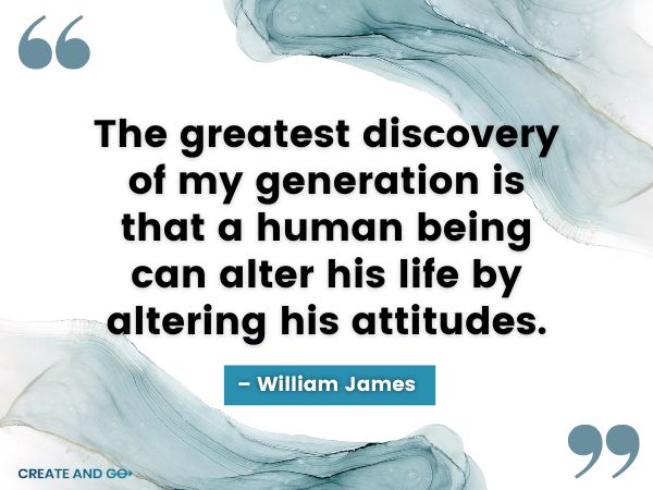 William James greatest discovery quote