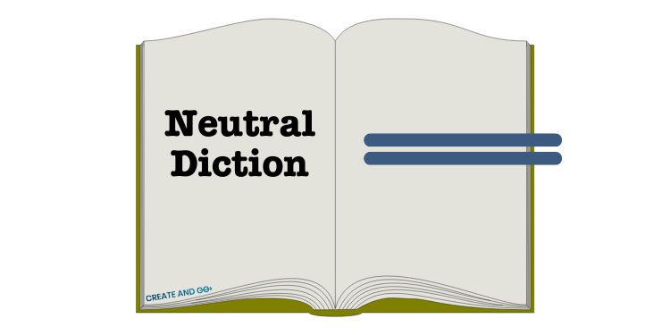 neutral diction illustration