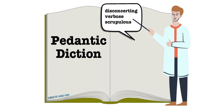pedantic diction illustration