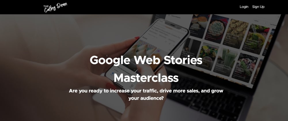 Google Web Stories Masterclass screenshot