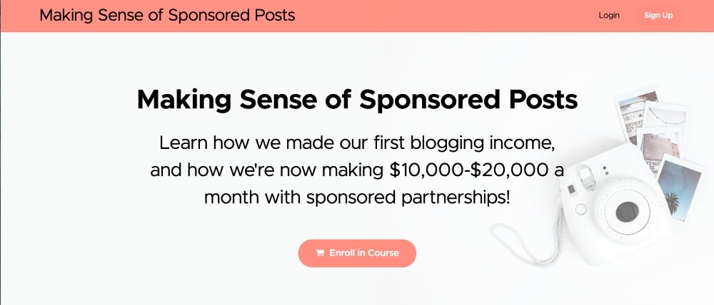 Making Sense of Sponsored Posts course screenshot