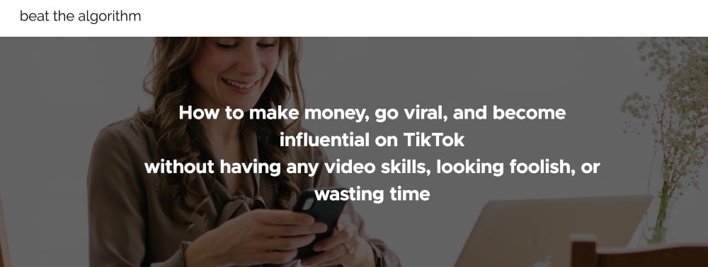 TikTok for Entrepreneurs course screenshot