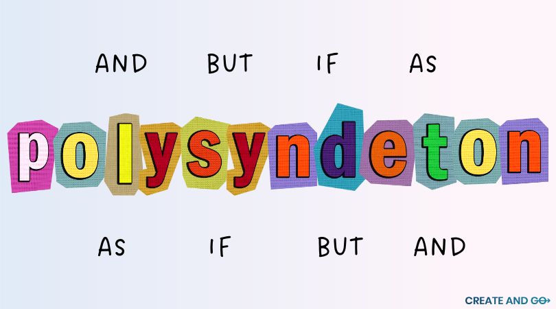 polysyndeton definition graphic