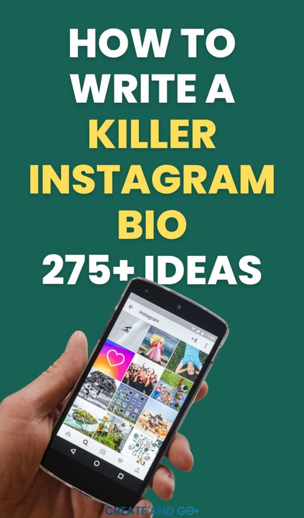 Instagram bio pin min