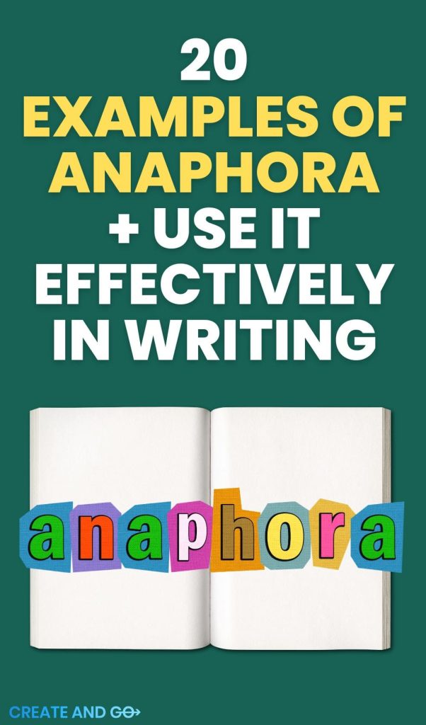 anaphora examples pin min
