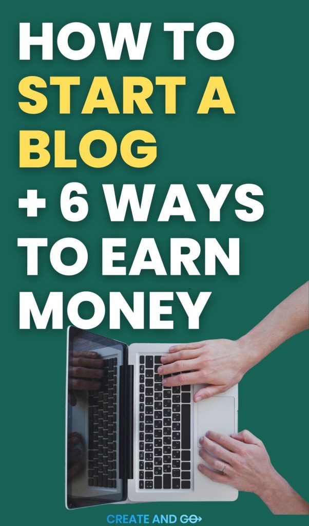 how to start a blog pin 3 min