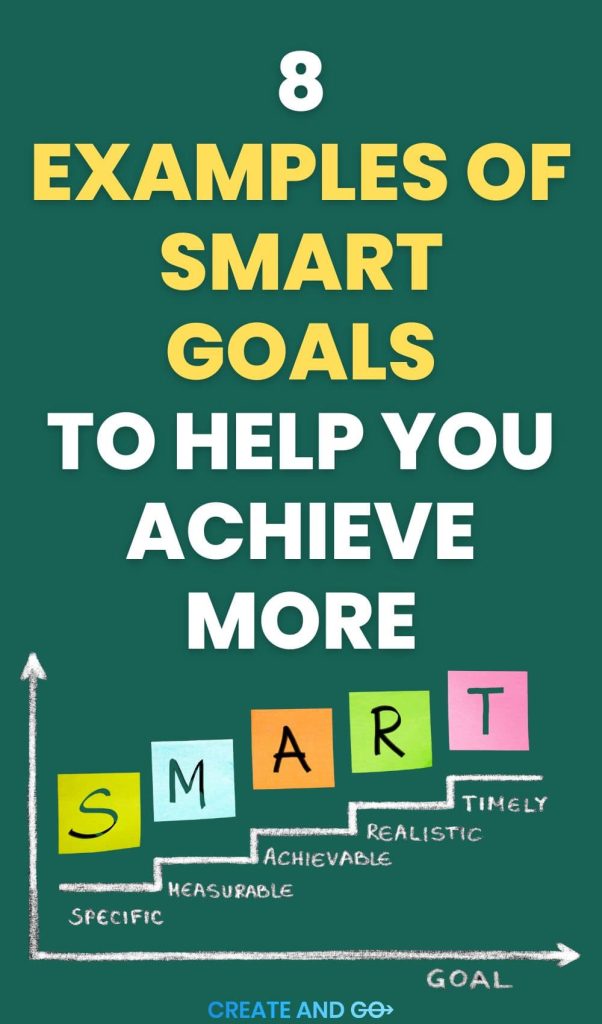 smart goal examples pin min