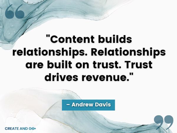 Andrew Davis marketing quote