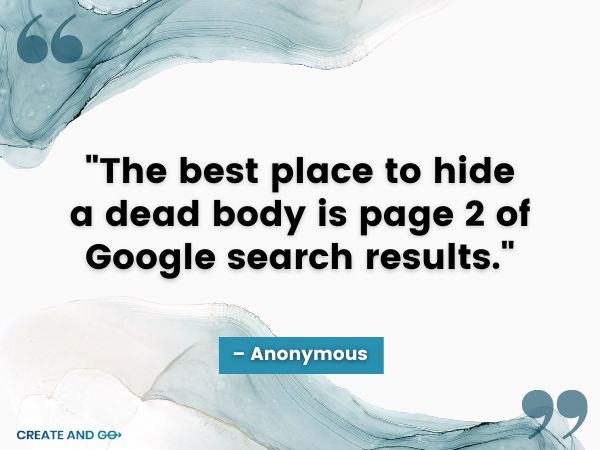 Anonymous marketing quote