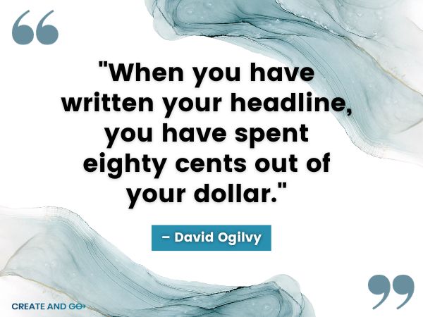 David Ogilvy marketing quote