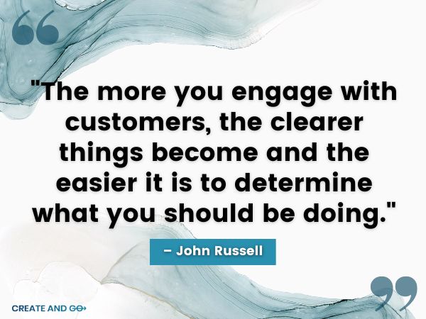 John Russell marketing quote
