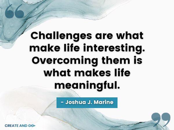 Joshua Marine mindset quote
