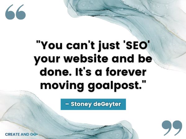 Stoney deGeyter marketing quote
