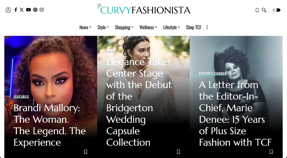 The Curvy Fashionista blog