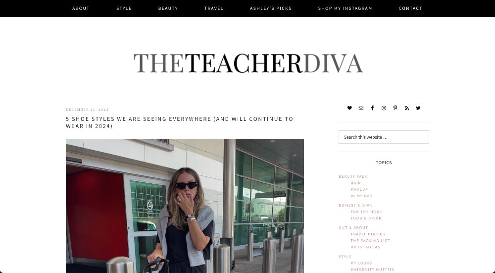 The Teacher Diva blog