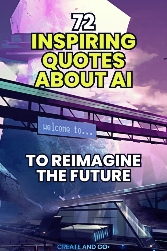Quotes about AI Pinterest pin