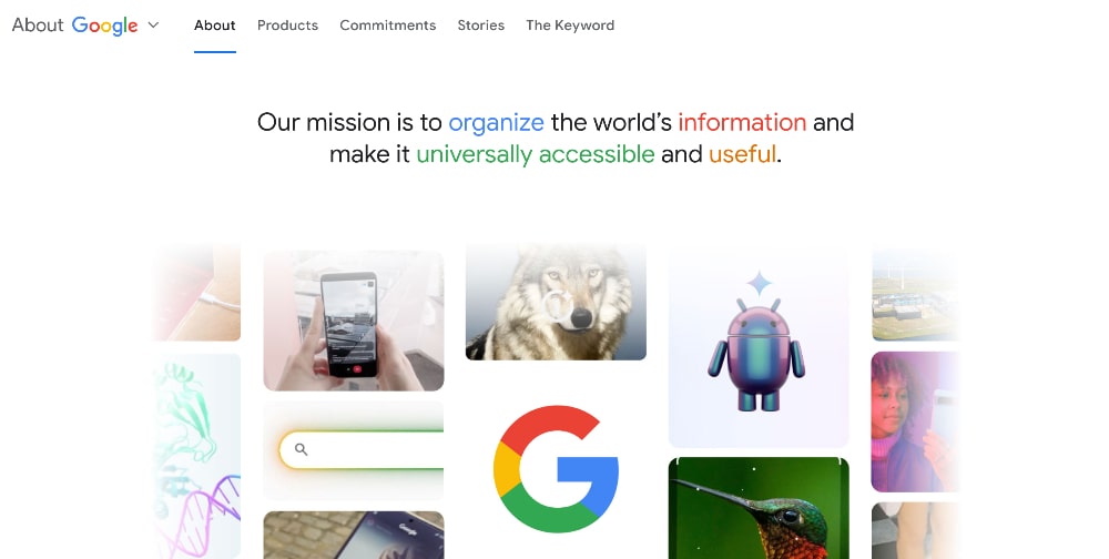 Google mission statement