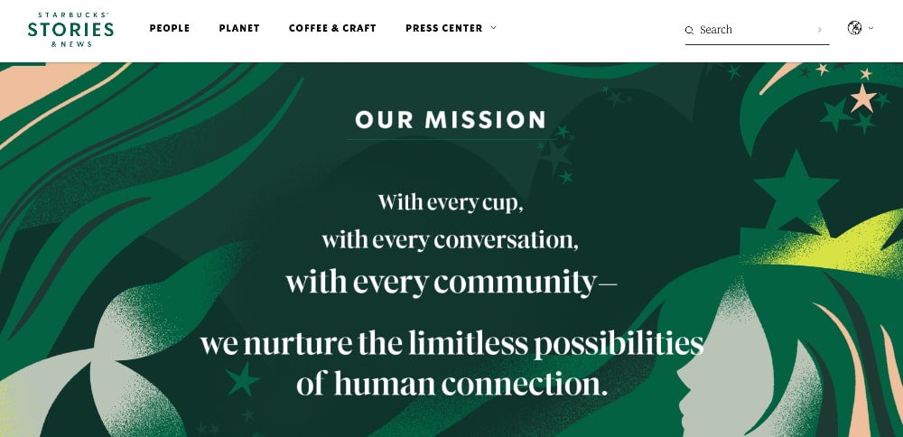 Starbucks mission statement